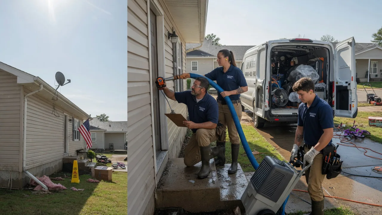 Ceiling Water Damage Restoration in Simpson, IL near me